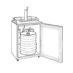 91579 91579:Draft Beer Dispenser Bla