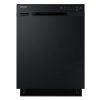 DW80J3020UB/AC 24-Inch Front Control Built-in Dishwasher With Stainless Steel Tub - Black