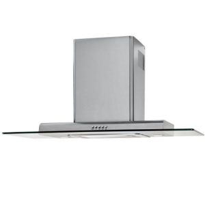 HCH6100ACS 36-Inch Chimney Vent Hood, Stainless Steel And Glass, 500Cf