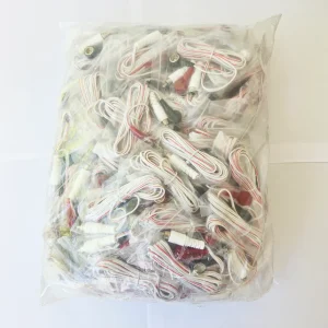 500 Pc Bag White button Wires
