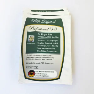 Rear Stickers RDPV3, 100 Pack