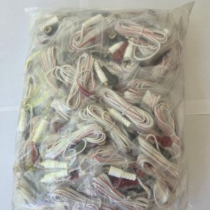 500 Pc Bag White button Wires